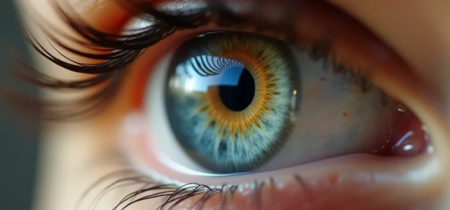 Que signifient des yeux bleu vert gris et jaune avec un anneau central ?